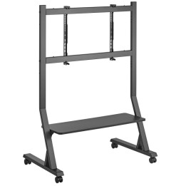 Techly 366983 Wózek do telewizora 45-90" z półką AV
