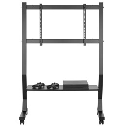Techly 366983 Wózek do telewizora 45-90" z półką AV