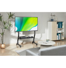 Techly 366983 Wózek do telewizora 45-90" z półką AV