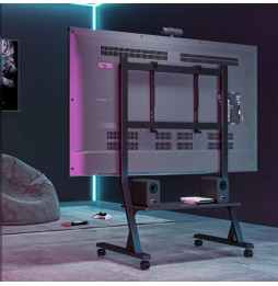 Techly 366983 Wózek do telewizora 45-90" z półką AV