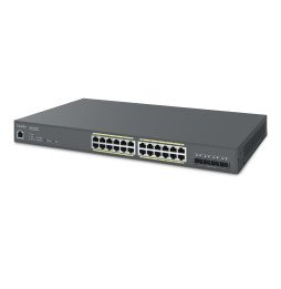 Switch zarządzalny 24x RJ45 Gigabit PoE+ 410W, 4x SFP+, EnGenius Cloud