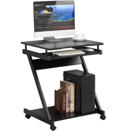 Techly 363661 Mobilne biurko komputerowe 59x37 cm czarne