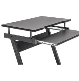 Techly 363661 Mobilne biurko komputerowe 59x37 cm czarne