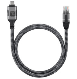 Techly Kabel sieciowy USB-C na Gigabit Ethernet RJ45 3m