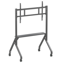 Stojak mobilny TV Techly Wózek do telewizora LED/LCD 55-86" z półką AV