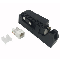 Zestaw 24 modułów Keystone Cat6 UTP z narzędziem zaciskowym