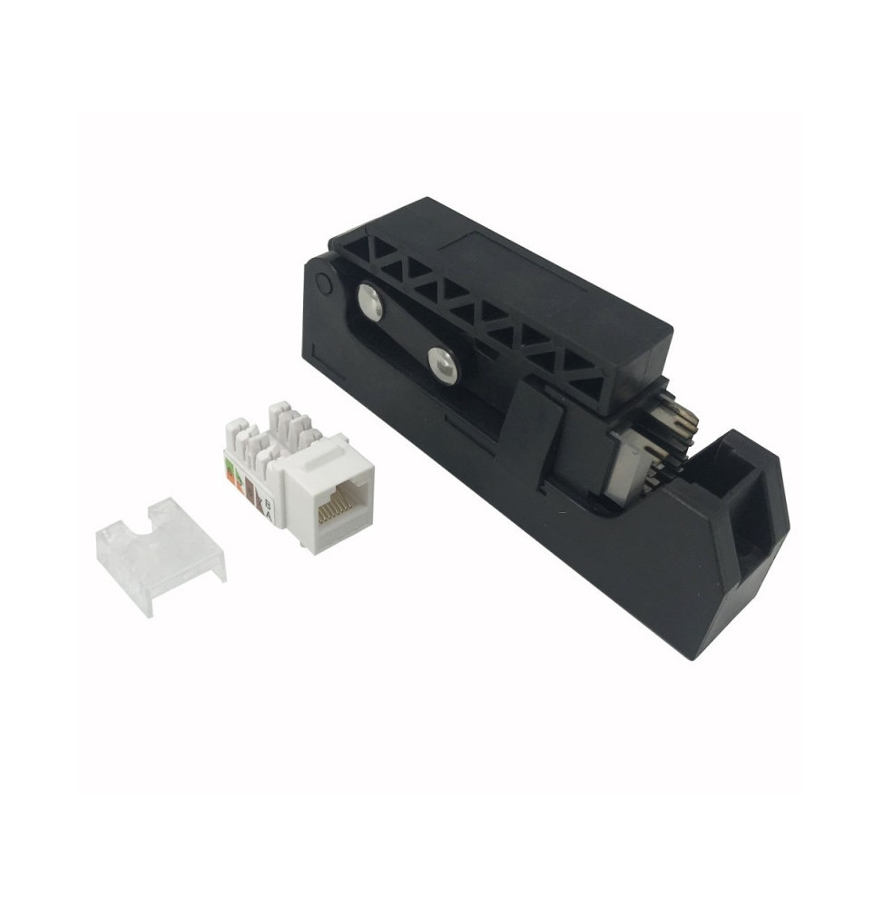 Zestaw 24 modułów Keystone Cat6 UTP z narzędziem zaciskowym