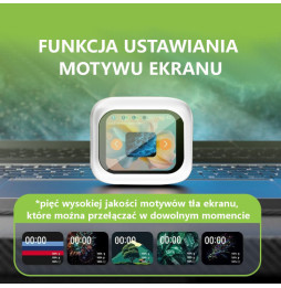 Słuchawki bezprzewodowe dokanałowe Bluetooth, etui z ekranem LCD, redukcja szumów ANC, equalizer