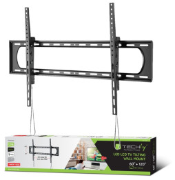 Uchwyt ścienny do TV 60-120" LED/LCD 120kg uchylny slim 80mm