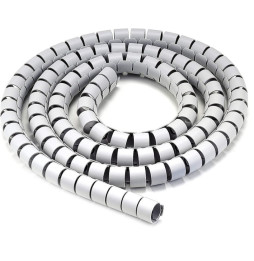 Spiralna osłona kablowa, elastyczna, organizer, 2mm, 30m
