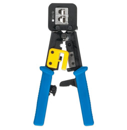 Zaciskarka do modułowych wtyków przelotowych RJ45/RJ12/RJ1
