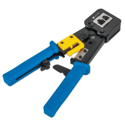 Zaciskarka do modułowych wtyków przelotowych RJ45/RJ12/RJ1