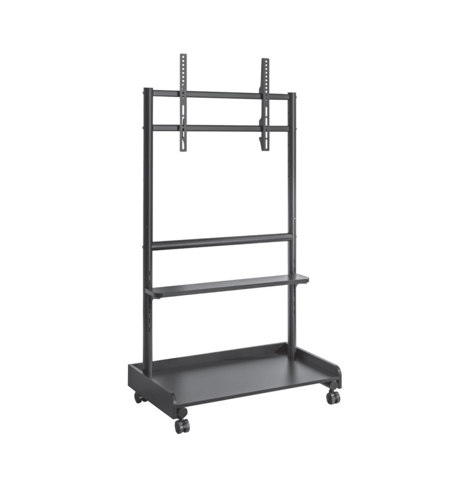 Stojak mobilny TV 50-86” do 68kg regulowany 2 półki AV