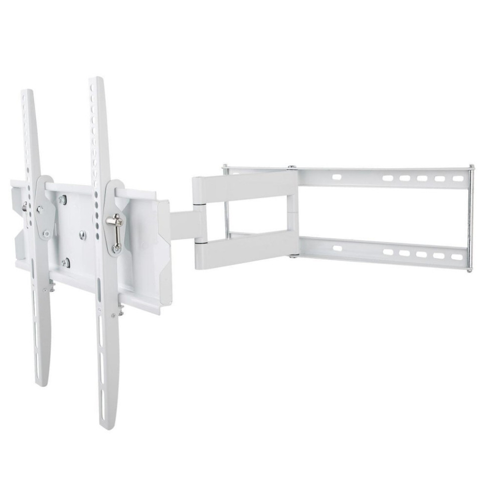 Uchwyt Ścienny TV LED/LCD 23-55 cali 50kg Obrotowy Biały