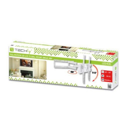 Uchwyt Ścienny TV LED/LCD 23-55 cali 50kg Obrotowy Biały
