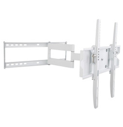 Uchwyt Ścienny TV LED/LCD 23-55 cali 50kg Obrotowy Biały