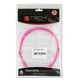 Patchcord światłowodowy wielomodowy OM4 50/125, SC (UPC) duplex / LC (UPC) duplex 10m