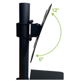 Stojak mobilny TV 32-60" do 40kg regulowany półka AV