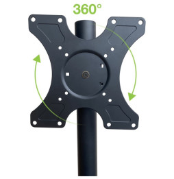 Stojak mobilny TV 32-60" do 40kg regulowany półka AV