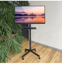 Stojak mobilny TV 32-60" do 40kg regulowany półka AV