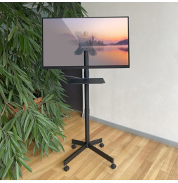 Stojak mobilny TV 32-60" do 40kg regulowany półka AV