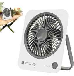 Wentylator biurkowy bezprzewodowy mini 4 tryby z podpórką