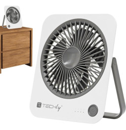 Wentylator biurkowy bezprzewodowy mini 4 tryby z podpórką