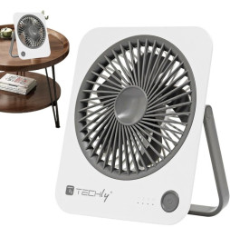 Wentylator biurkowy bezprzewodowy mini 4 tryby z podpórką