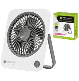 Wentylator biurkowy bezprzewodowy mini 4 tryby z podpórką