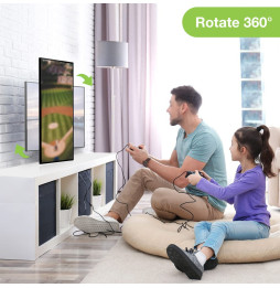 Uchwyt ścienny do TV 13-30" LED/LCD 15kg obrotowy uchylny