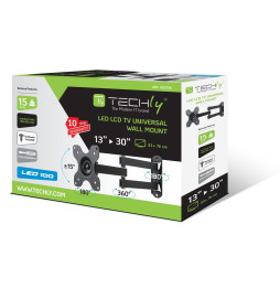 Uchwyt ścienny do TV 13-30" LED/LCD 15kg obrotowy uchylny