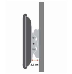 Uchwyt ścienny do TV 42-80" LED/LCD 60kg slim 22mm