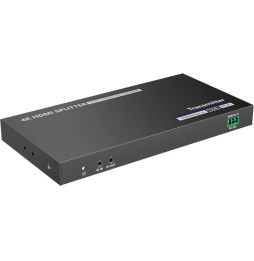 Extender HDMI 1x4 4K30Hz do 40m po skrętce Kat6 IR PoC