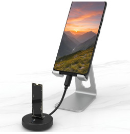 Stacja dokująca do dysków M.2 SATA/NVME SSD z interfejsem USB-C