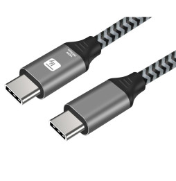 Kabel USB 3.2 USB-C na USB-C 2m M/M 5A, 20V, 100W, 4K, 20Gb/s