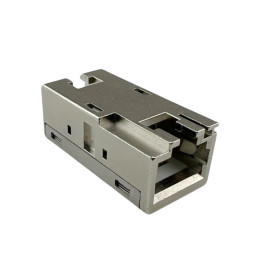 Adapter łącznik RJ45 Cat6A STP 1:1 F/F