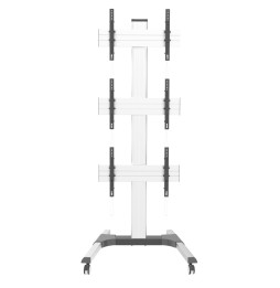 Stojak mobilny 3x TV 32-55" do 150kg do ściany video