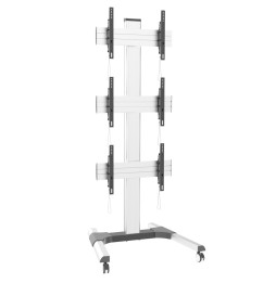 Stojak mobilny 3x TV 32-55" do 150kg do ściany video