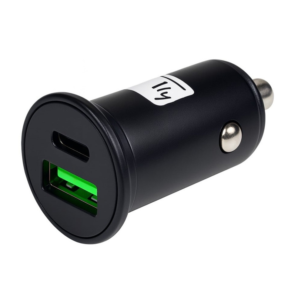 Ładowarka samochodowa USB-A QuickCharge + USB-C Power Delivery 45W