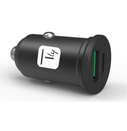 Ładowarka samochodowa USB-A QuickCharge + USB-C Power Delivery 45W