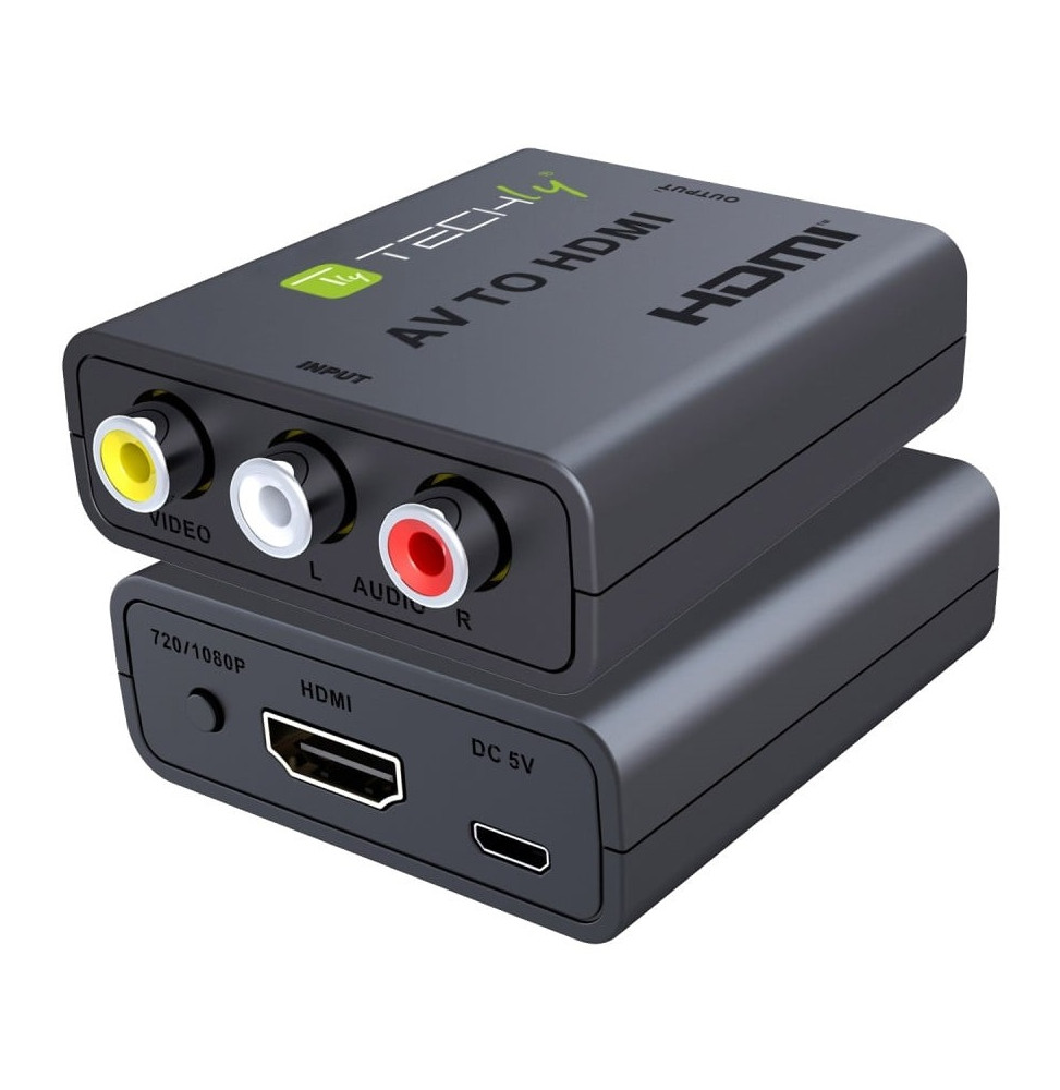 Konwerter AV Composite Video + audio 3x RCA na HDMI 1080p