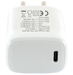 Ładowarka sieciowa USB-C PowerDelivery 3.0 20W GaN
