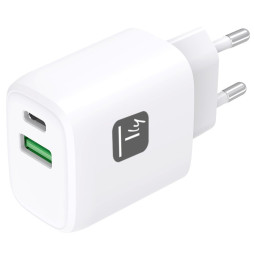 Ładowarka sieciowa USB-C PowerDelivery 20W i USB-A QuickCharge 3.0 18W