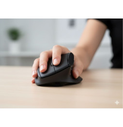 Myszka bezprzewodowa 2.4GHz RF USB ergonomiczna 8000 dpi
