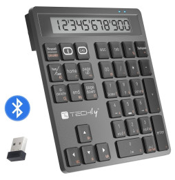 Klawiatura numeryczna numpad bezprzewodowa z kalkulatorem BT/RF USB