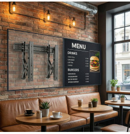Uchwyt ścienny Video-Wall 37-70" LED/LCD 45kg wysuwany