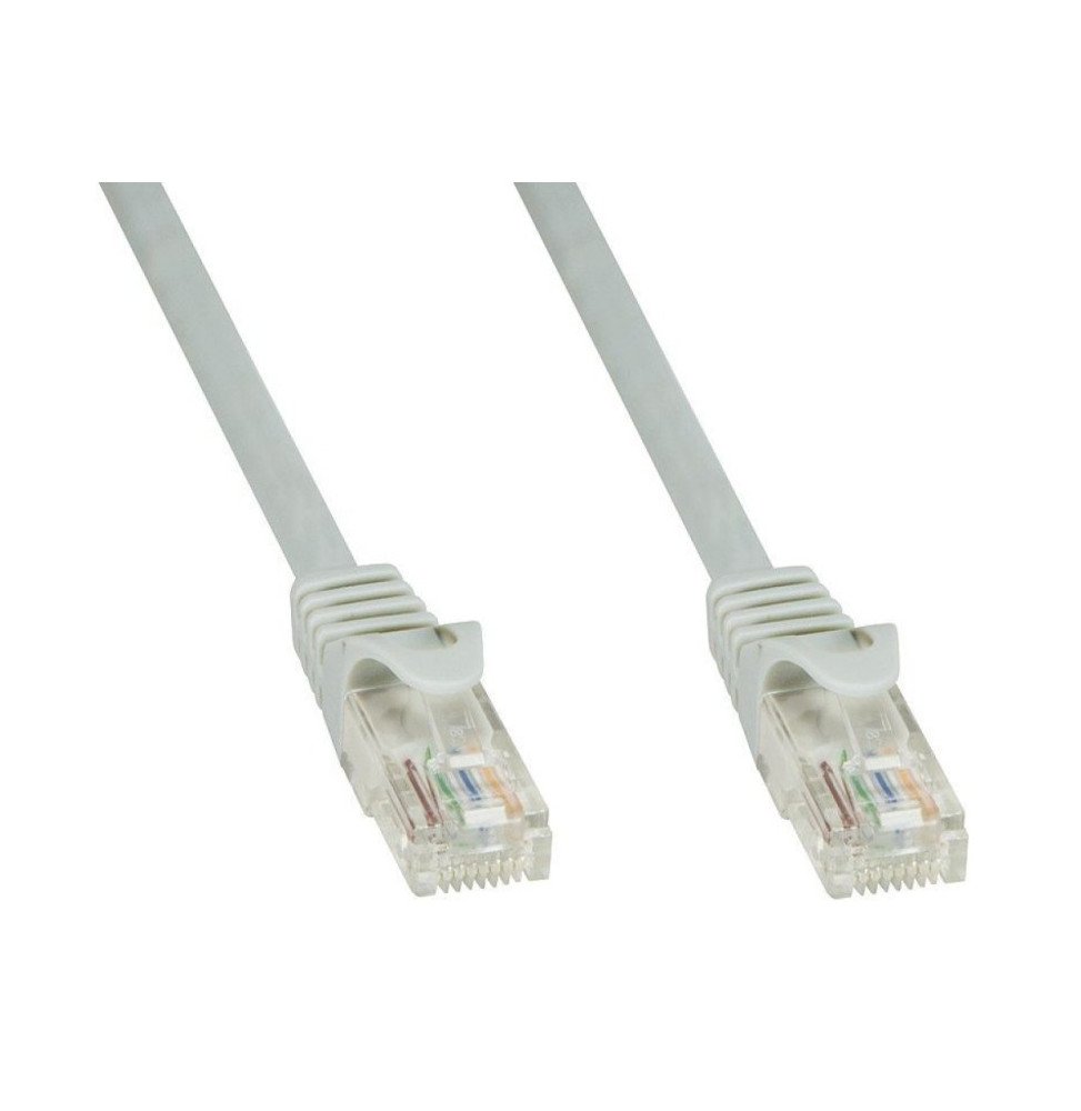 Patchcord Cat6 UTP 1,5m Cu 100% szary