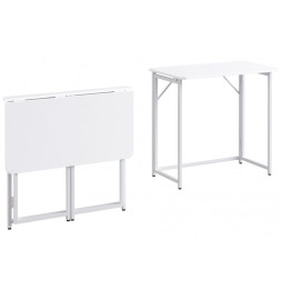 Techly 624100 Składane biurko komputerowe 80x46 cm białe