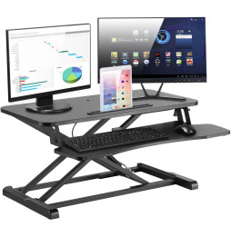 Techly 366877 Nakładka pod laptopa do pracy na stojąco z amortyzatorem