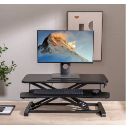 Techly 366877 Nakładka pod laptopa do pracy na stojąco z amortyzatorem